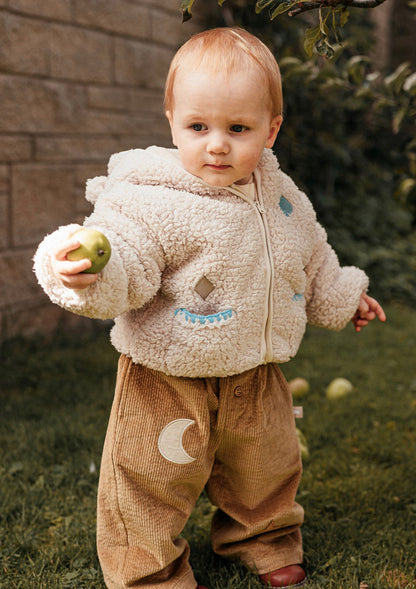 ショートコート・ジャケット・ジャンパー 長袖ジャケット ボア素材 クマ耳フード ジップアップ アウター ブルゾン【mh0011646】