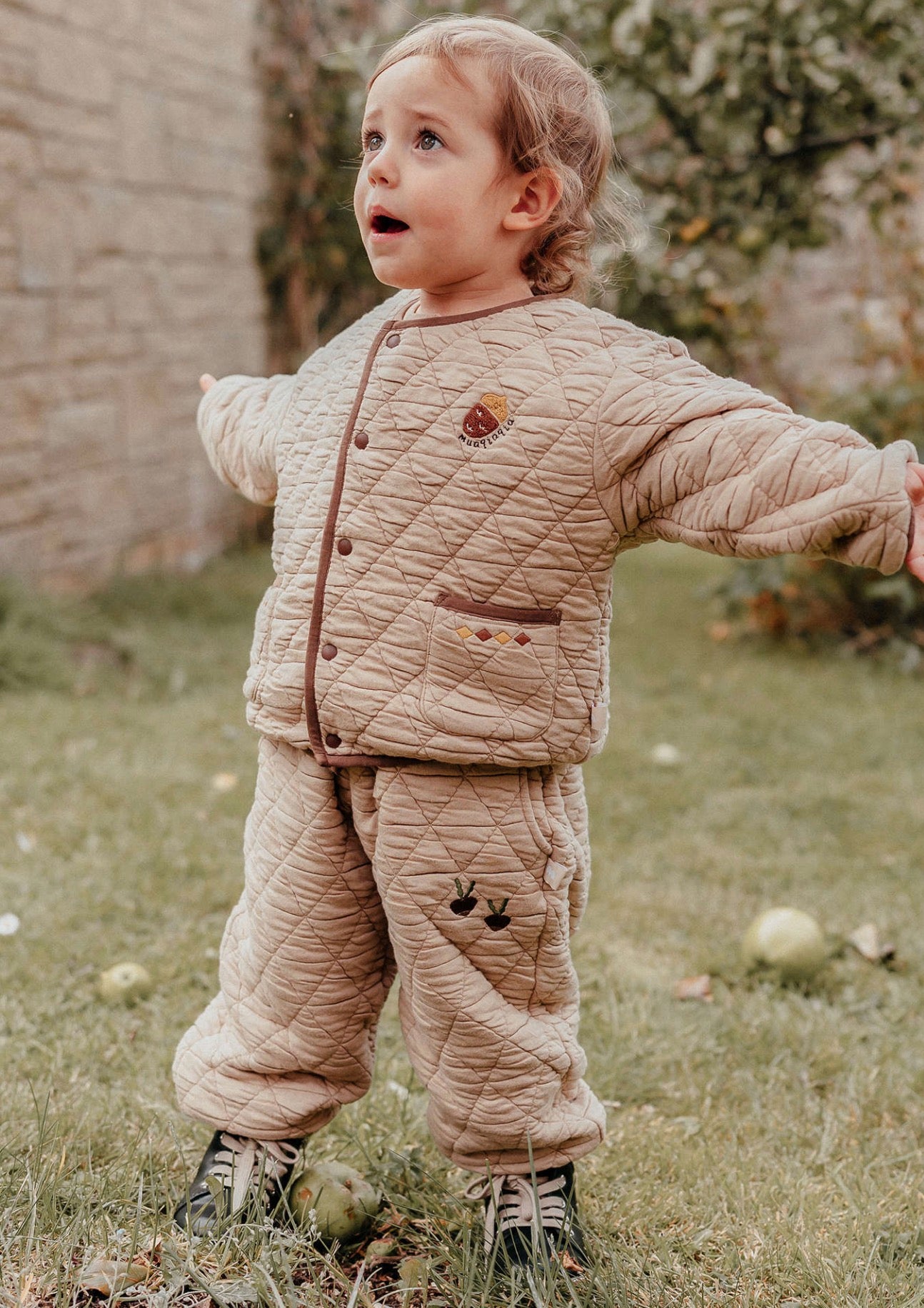 ショートコート・ジャケット・ジャンパー 長袖キルトジャケット 裏起毛素材 パイピングデザイン アウター ブルゾン【mh0011647】