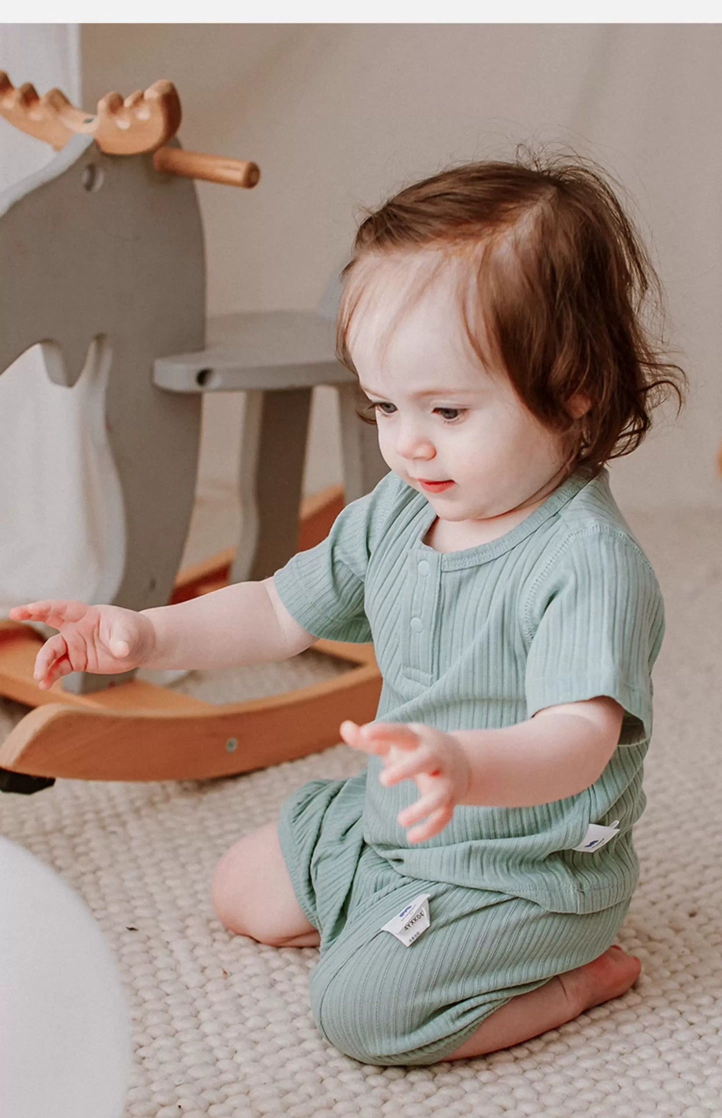 ノースリーブセットアップ シンプルベーシックノースリーブ/半袖Tシャツ/ショートパンツ【mh0010029】