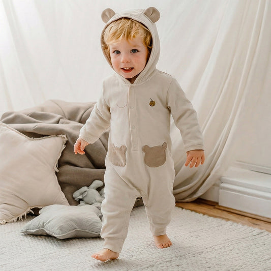 mua qiaqia | Animal Ear Hooded Romper アニマル耳付き ロンパース【mh0020114】 mamahalo shop