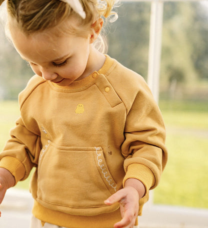 mua qiaqia | Animal Embroidery Raglan Sweatshirt アニマル刺繍 トレーナー【mh0020108】 mua qiaqia