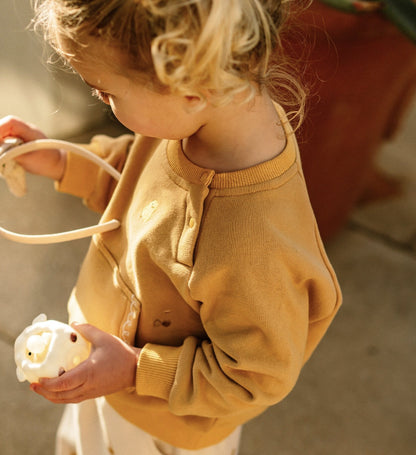 mua qiaqia | Animal Embroidery Raglan Sweatshirt アニマル刺繍 トレーナー【mh0020108】 mua qiaqia