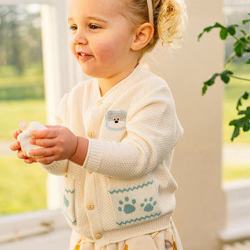 mua qiaqia | Dog Patch Knitted Cardigan アニマルワッペン ニットカーディガン【mh0020117】 mamahalo shop