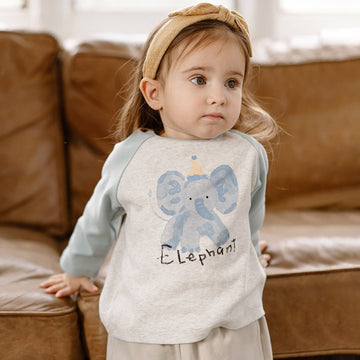 mua qiaqia | Elephant Raglan Long Sleeve エレファント ラグラン 長袖Tシャツ【mh0020125】 mamahalo shop