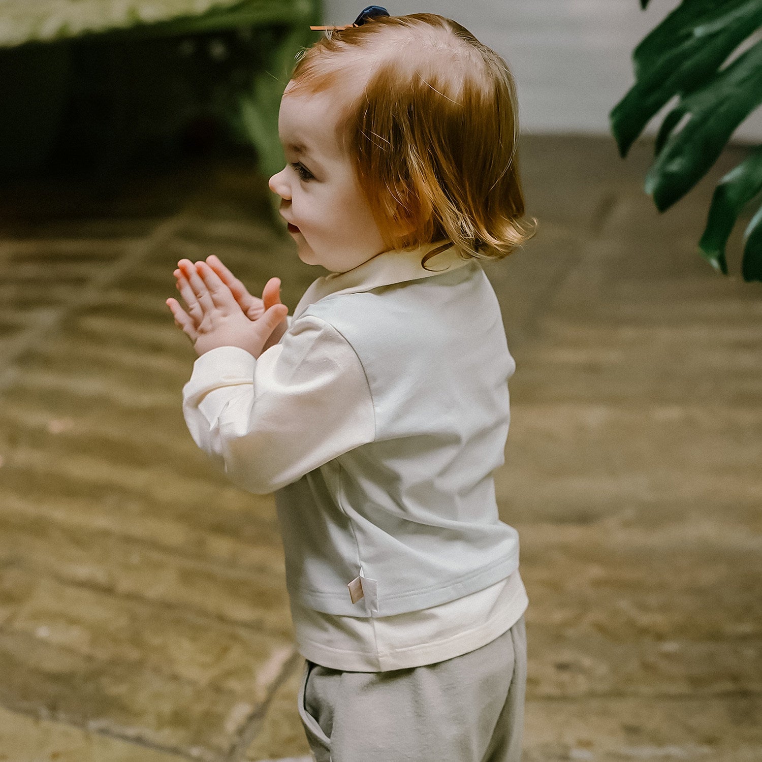 mua qiaqia | Fake Two-piece Koala T-shirt コアラ刺繍 レイヤード風 Tシャツ【mh0020135】 mamahalo shop