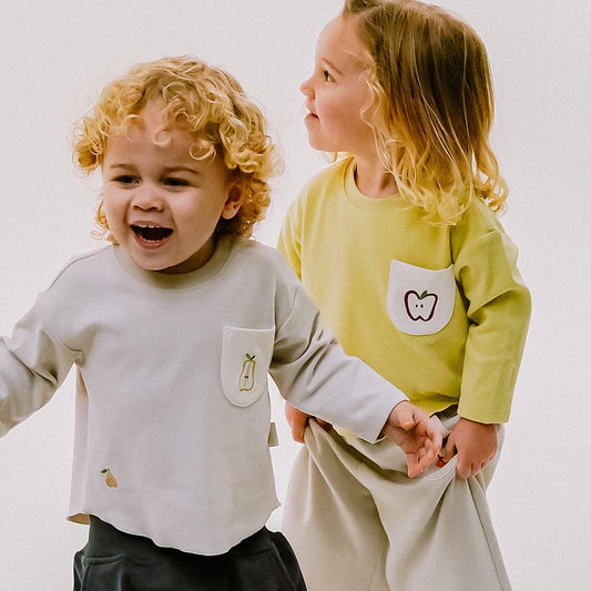 mua qiaqia | Fruit Patch Long Sleeve Tee フルーツパッチ 長袖Tシャツ【mh0020124】 mamahalo shop