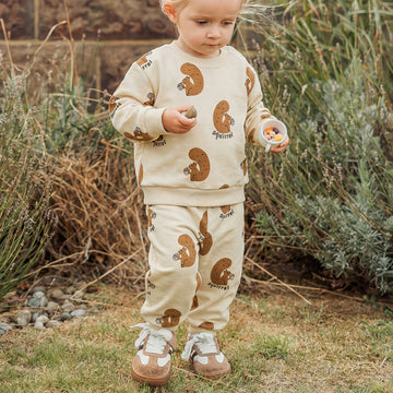 mua qiaqia | Full Print Squirrel Sweatshirt Set 総柄 スウェットセットアップ【mh0020113】 mamahalo shop