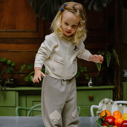 mua qiaqia | Moon and Cloud Knitted Cardigan お月さま ニットカーディガン【mh0020120】 mamahalo shop