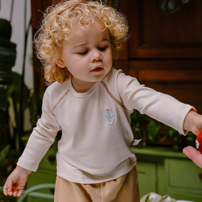 mua qiaqia | Nordic Style Cactus Patch T-shirt 北欧風 サボテンワッペン Tシャツ【mh0020147】 mamahalo shop