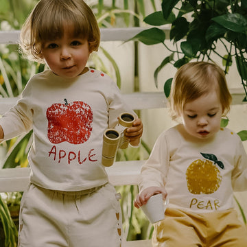 mua qiaqia | Nordic Style Fruit Printed T-shirt 北欧風 フルーツ プリント Tシャツ【mh0020141】 mamahalo shop