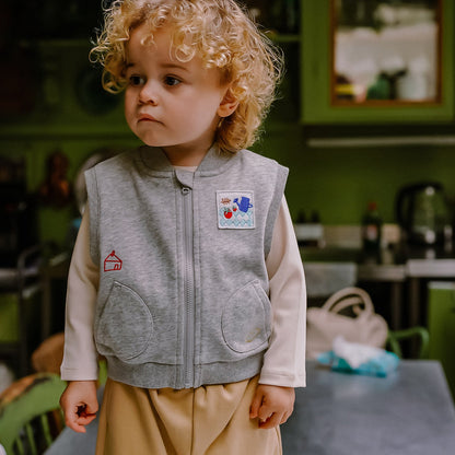 mua qiaqia | Nordic Style Gardening Patch Vest 北欧風 ガーデニングパッチ ベスト【mh0020145】 mamahalo shop