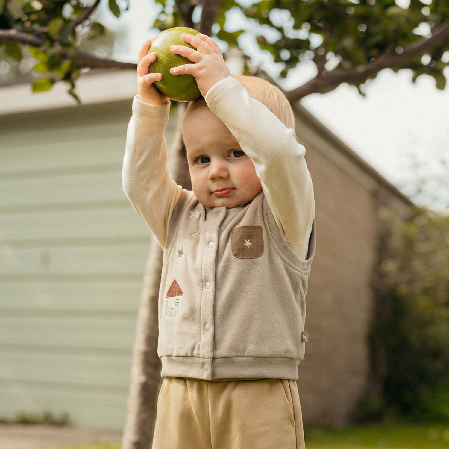 mua qiaqia | Nordic Style House Star Vest 北欧風 ハウス スター刺繍 ベスト【mh0020148】 mamahalo shop