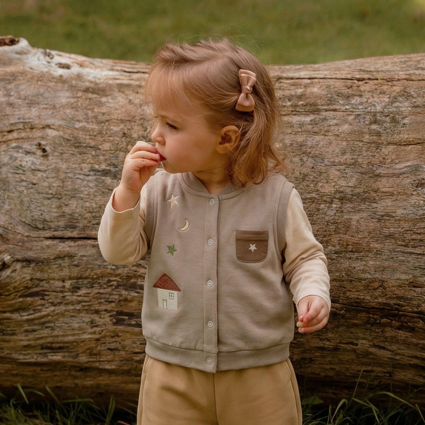 mua qiaqia | Nordic Style House Star Vest 北欧風 ハウス スター刺繍 ベスト【mh0020148】 mamahalo shop