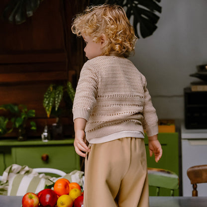 mua qiaqia | Pear Pattern Knitted Cardigan ペア ジャガード 長袖カーディガン【mh0020127】 mamahalo shop