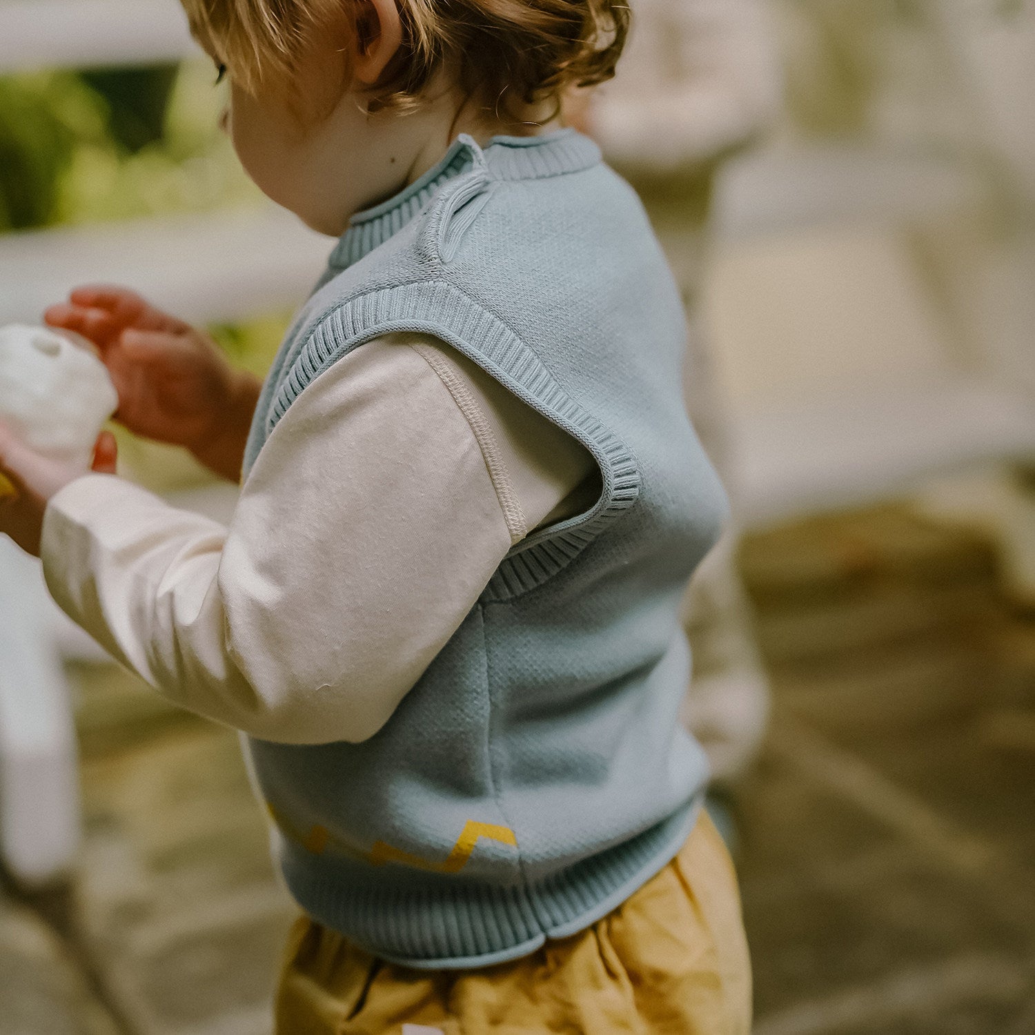 mua qiaqia | Pumpkin House Knitted Vest パンプキンハウス ニットベスト【mh0020122】 mamahalo shop