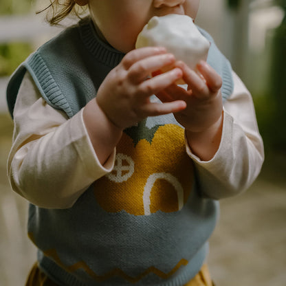 mua qiaqia | Pumpkin House Knitted Vest パンプキンハウス ニットベスト【mh0020122】 mamahalo shop