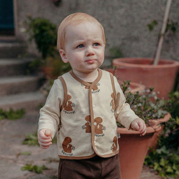 mua qiaqia | Squirrel Print Cotton Vest りすプリント コットンベスト【mh0020119】 mamahalo shop