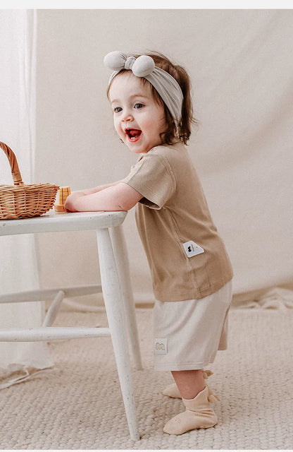 半袖Tシャツ ヘンリーネックシンプルベーシック半袖Tシャツ【mh0010026】