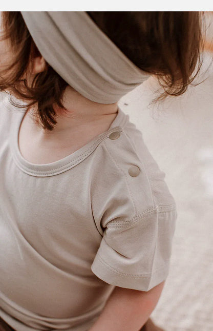 半袖Tシャツ 肩あきシンプルベーシック半袖Tシャツ【mh0010027】