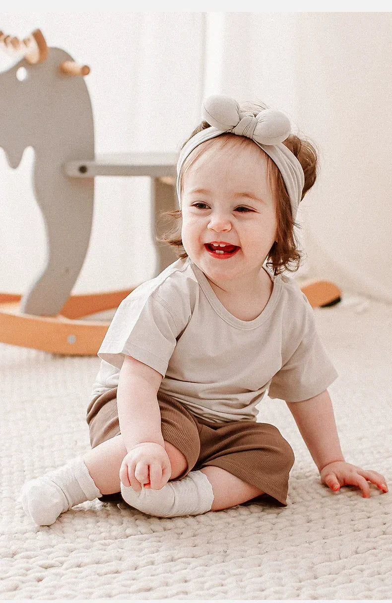 半袖Tシャツ 肩あきシンプルベーシック半袖Tシャツ【mh0010027】