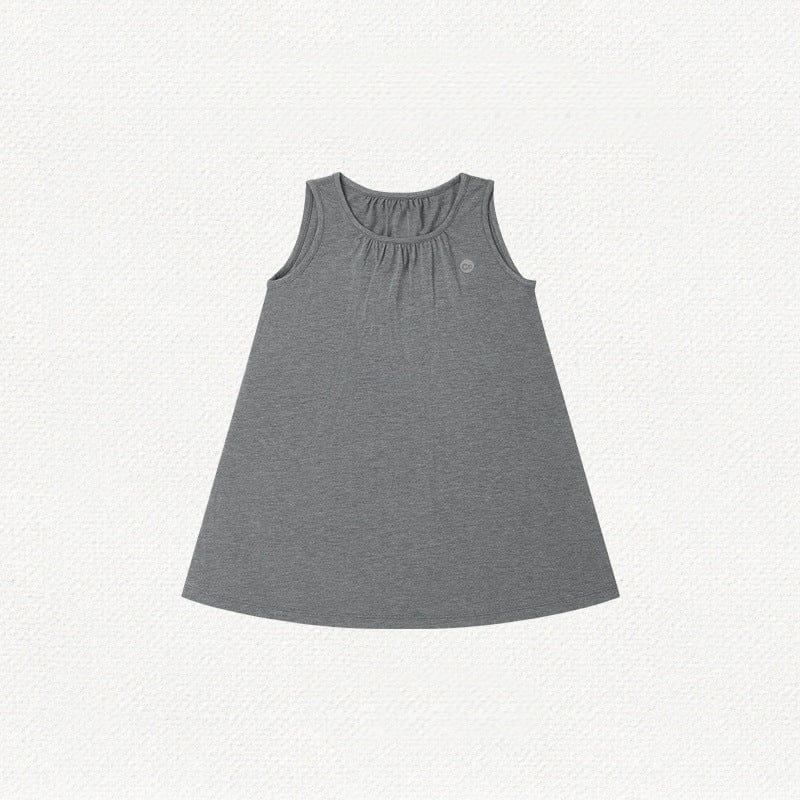 ノースリーブワンピース Gray / 80cm ノースリーブタックシンプルワンピース【mh0009404】