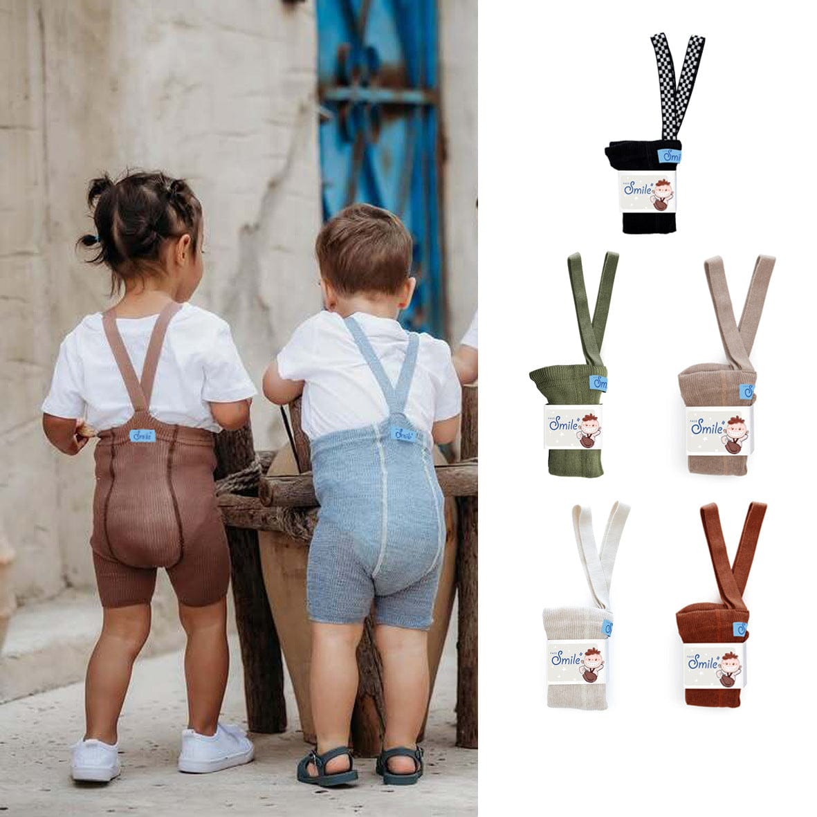 レギンスパンツ サスペンダーショートレギンスパンツ【mh0009408】