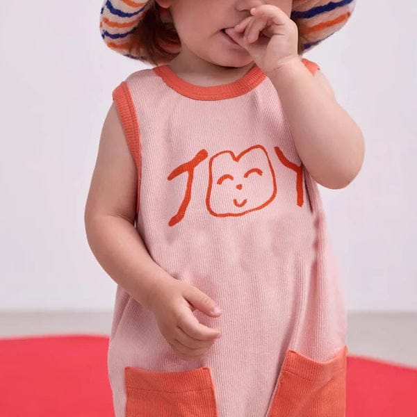 ノースリーブジャンプスーツ カラフルパッチワークノースリーブジャンプスーツボディスーツ【mh0009412】