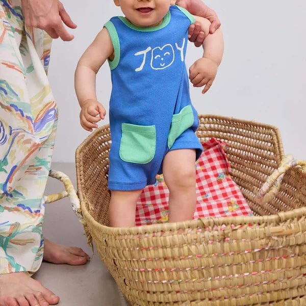 ノースリーブジャンプスーツ カラフルパッチワークノースリーブジャンプスーツボディスーツ【mh0009412】