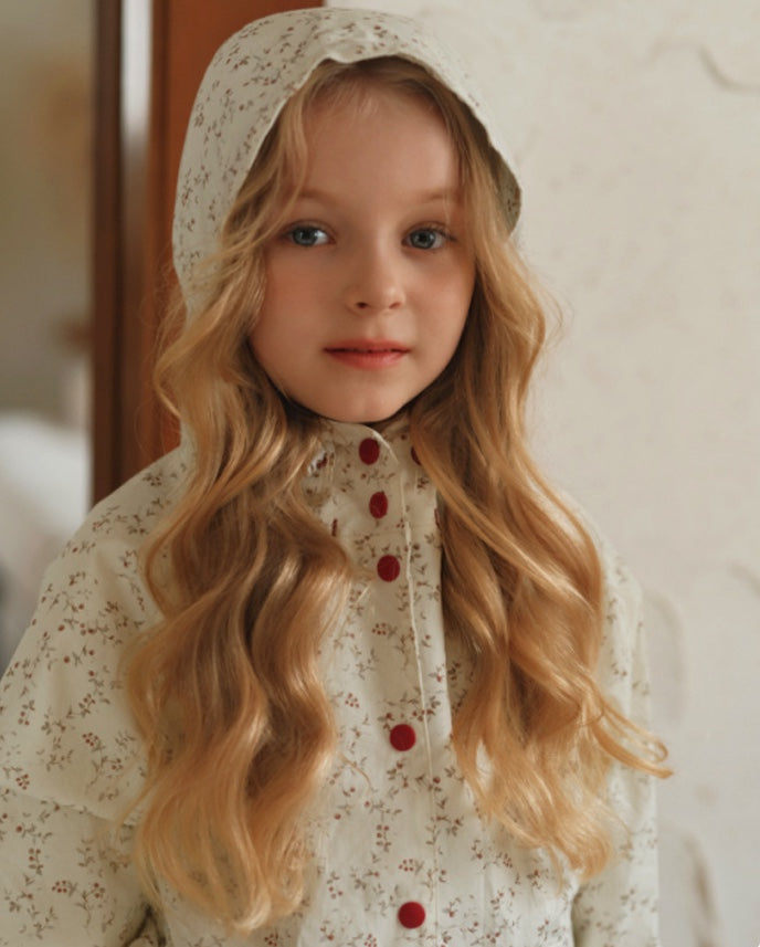 ショートコート・ジャケット・ジャンパー ウィンドブレーカー チェック柄 キッズ フード付き 調整可能【mh0011557】