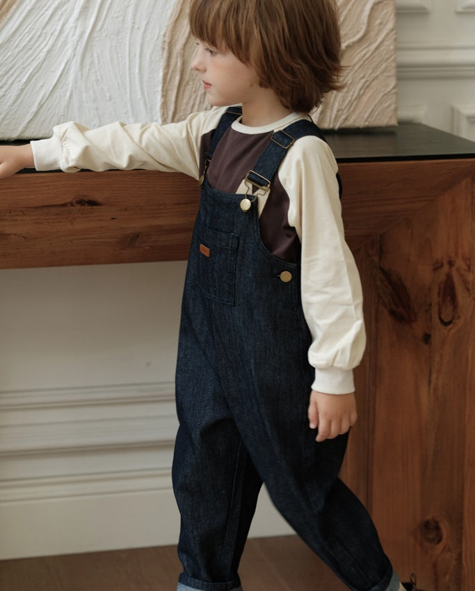 オーバーオール オーバーオール ストライプ サロペット 男女兼用 キッズ【mh0011560】