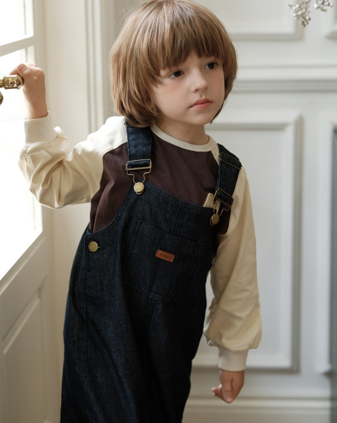 オーバーオール オーバーオール ストライプ サロペット 男女兼用 キッズ【mh0011560】