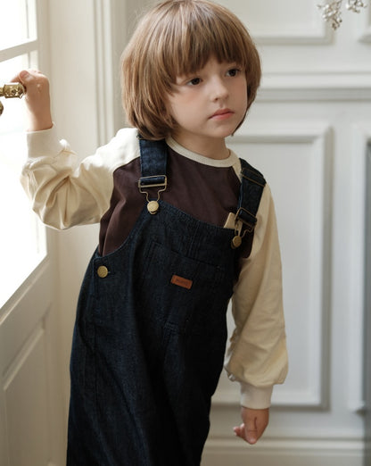 オーバーオール オーバーオール ストライプ サロペット 男女兼用 キッズ【mh0011560】