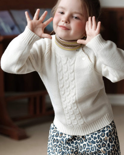 ニット・セーター ケーブルニット セーター ニュアンスカラー キッズ トップス【mh0011564】