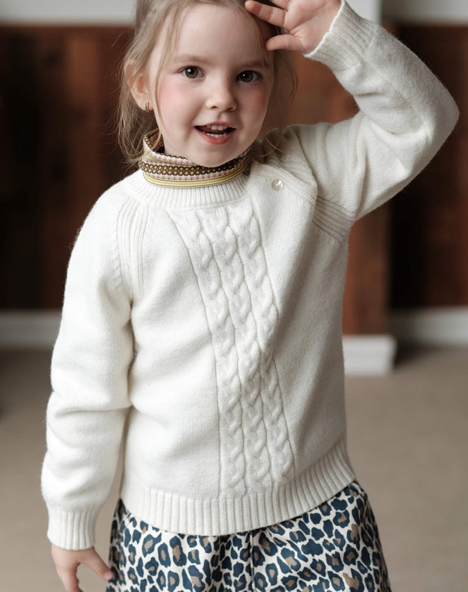 ニット・セーター ケーブルニット セーター ニュアンスカラー キッズ トップス【mh0011564】