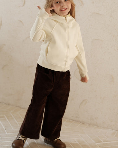 ロングパンツ・スウェットパンツ ワイドパンツ コーデュロイ ニュアンスカラー キッズ ボトムス【mh0011570】