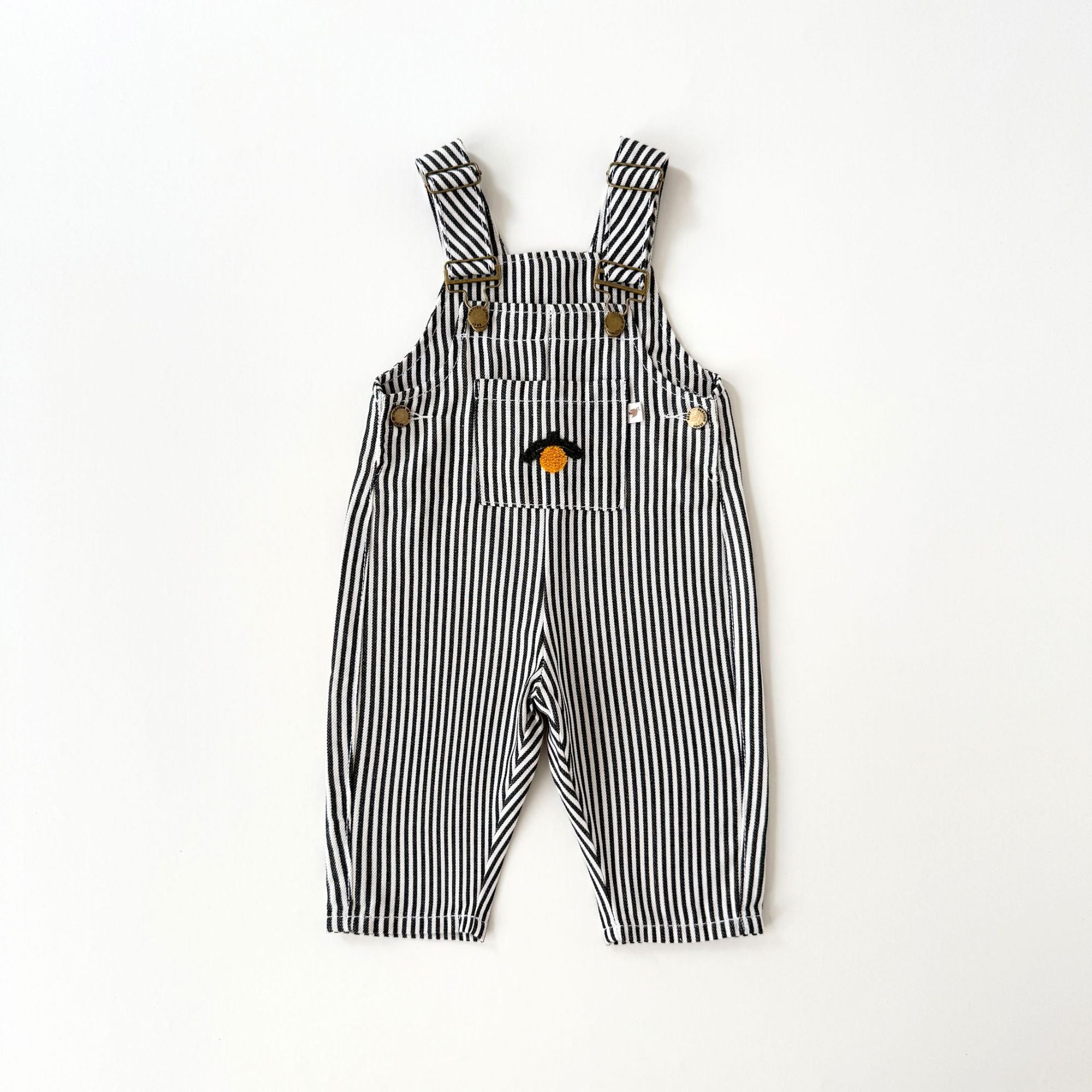 オーバーオール Stripe / 80cm オーバーオール ストライプ サロペット 男女兼用 キッズ【mh0011560】