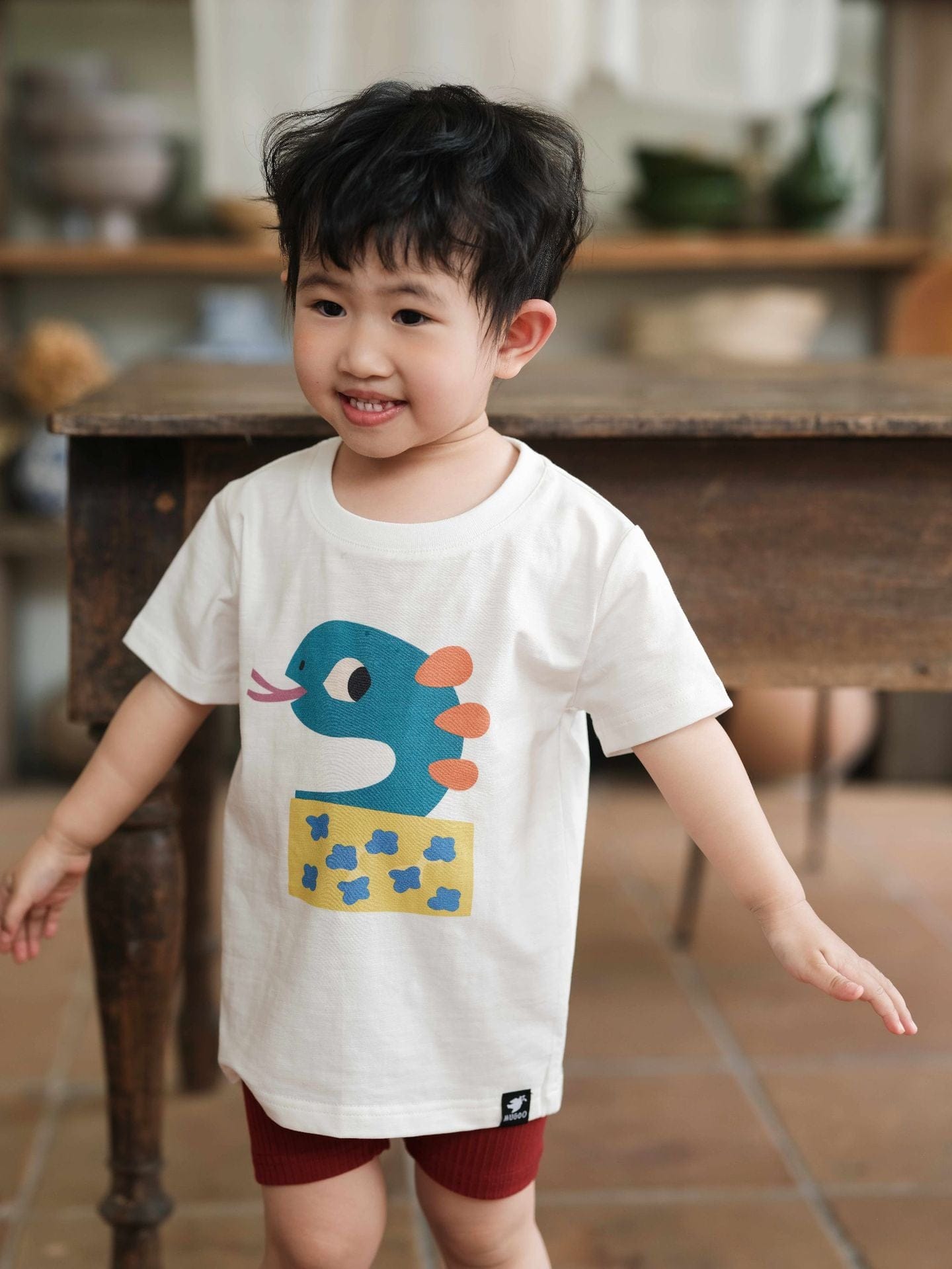 半袖Tシャツ 2 years old / 90cm ナンバーロゴ半袖Tシャツ【mh0009410】