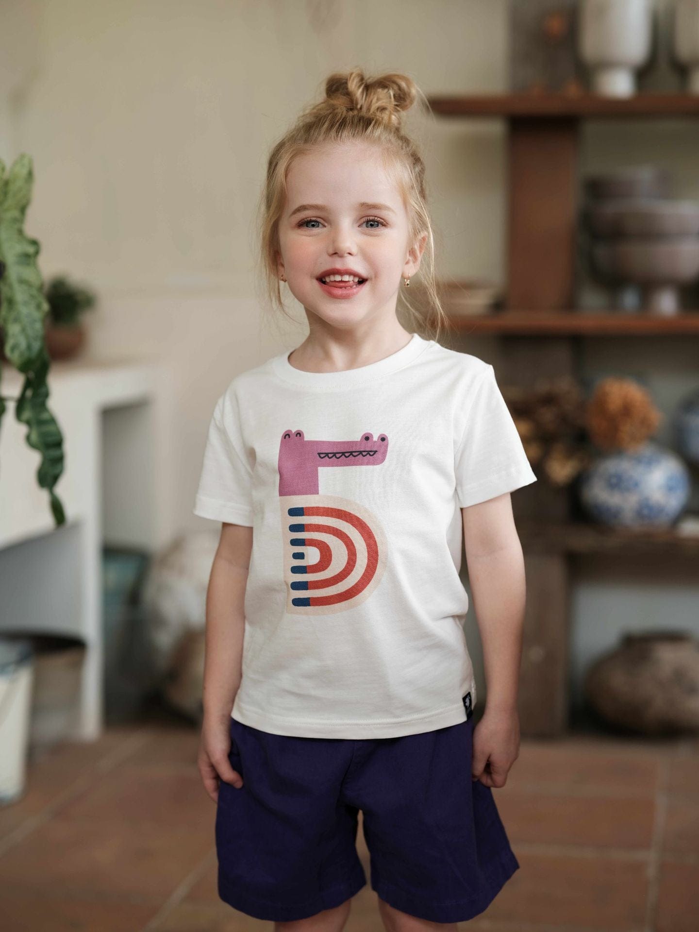 半袖Tシャツ 5 years old / 120cm ナンバーロゴ半袖Tシャツ【mh0009410】