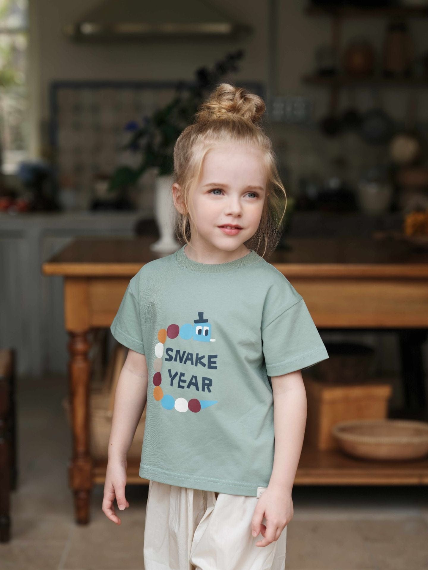 半袖Tシャツ Green / 80cm プリント柄半袖Tシャツ【mh0009409】