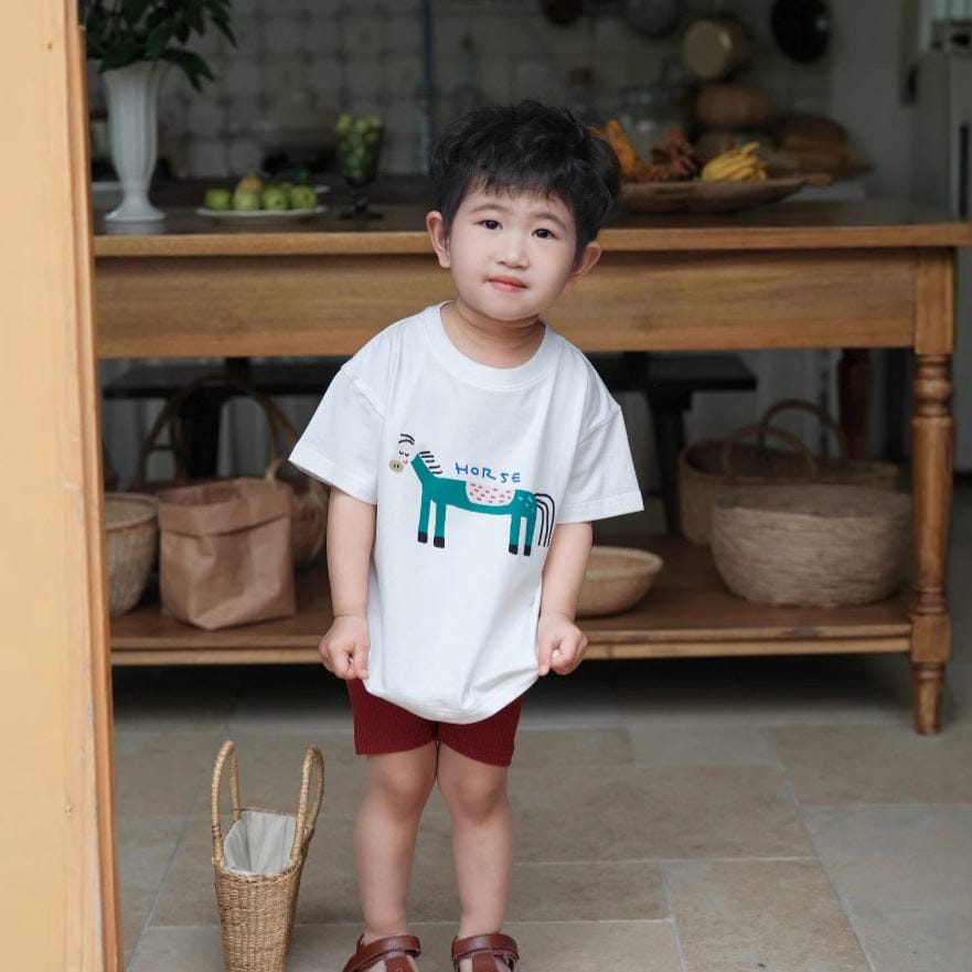 半袖Tシャツ プリント柄半袖Tシャツ【mh0009409】