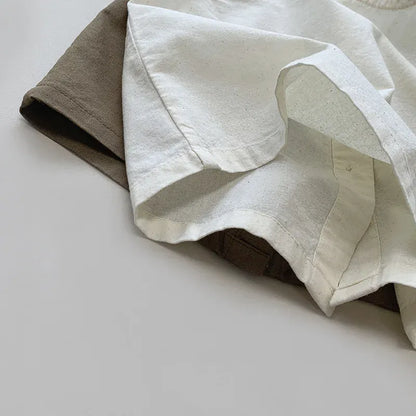 タンクトップ・キャミソール・ノースリーブトップス キッズトップス ノースリーブシャツ シンプルペーシック 2カラー【mh0006327】