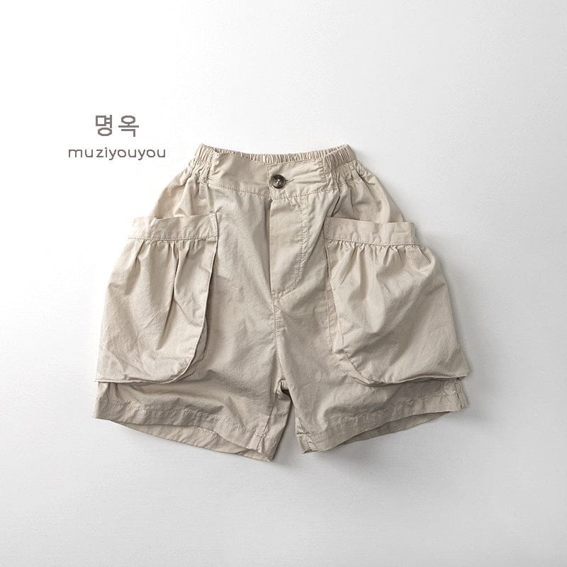 ハーフパンツ・ショートパンツ Apricot / 80cm ビッグポケットルーズハーフパンツ【mh0010470】