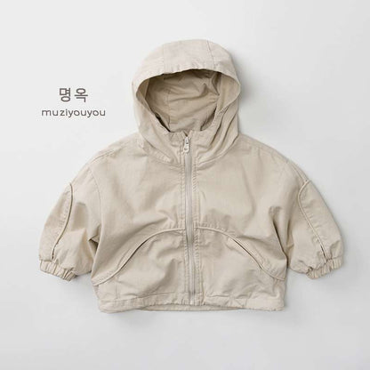 ショートコート・ジャケット・ジャンパー Beige White / 80cm Casual Versatile Fashion Jacket カジュアルジャケット【mh0012021】