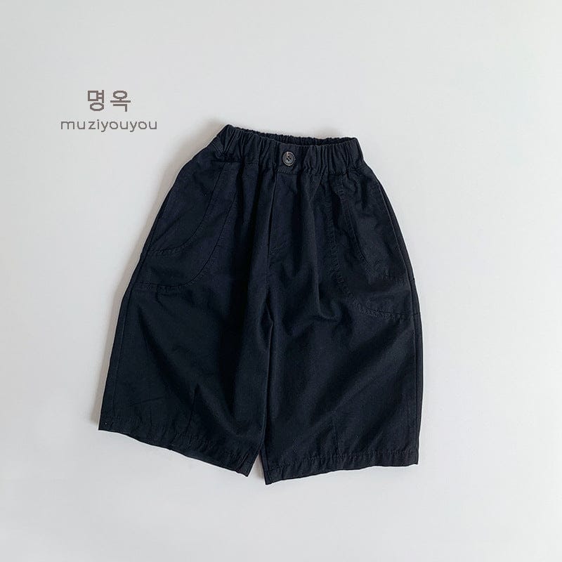 ロングパンツ・スウェットパンツ Black / 80cm ルーズワイドイージーパンツ【mh0009596】