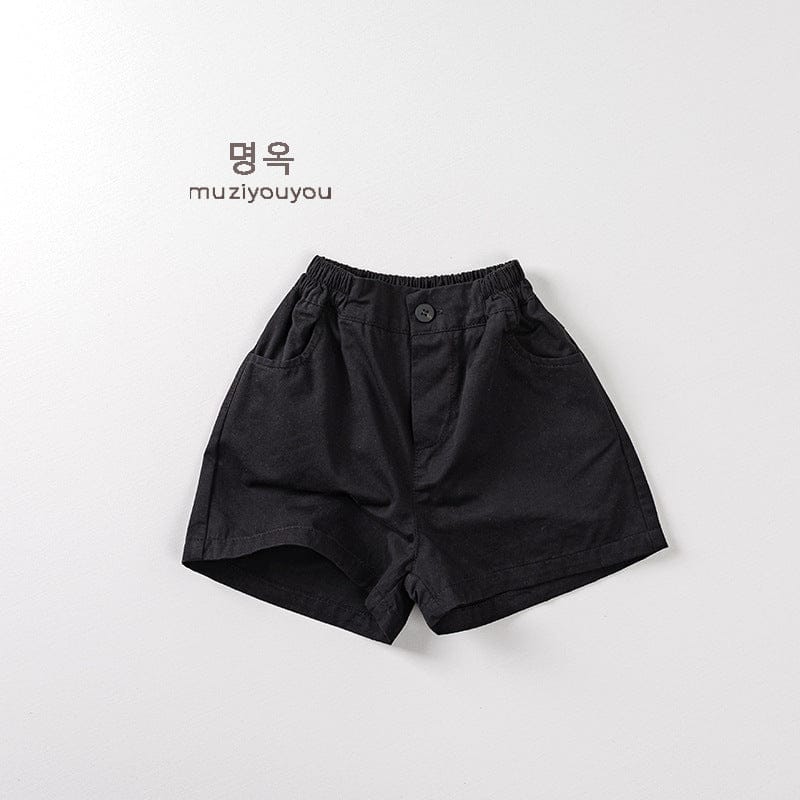 ハーフパンツ・ショートパンツ Black / 80cm シンプルデイリーショートパンツ【mh0009811】