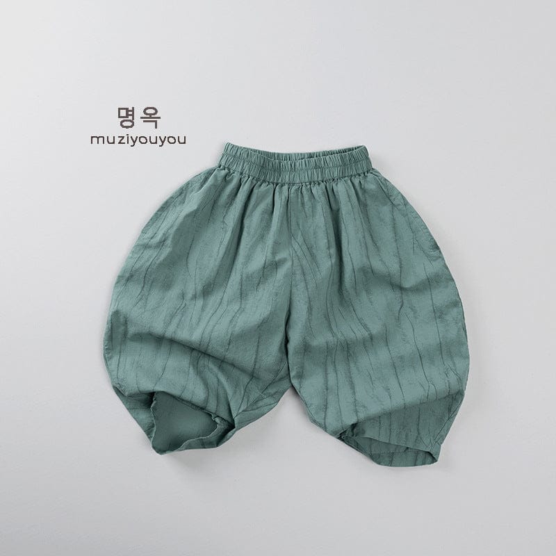 ロングパンツ・スウェットパンツ Blue Green / 80cm ストライプサマールーズイージーパンツ【mh0009808】