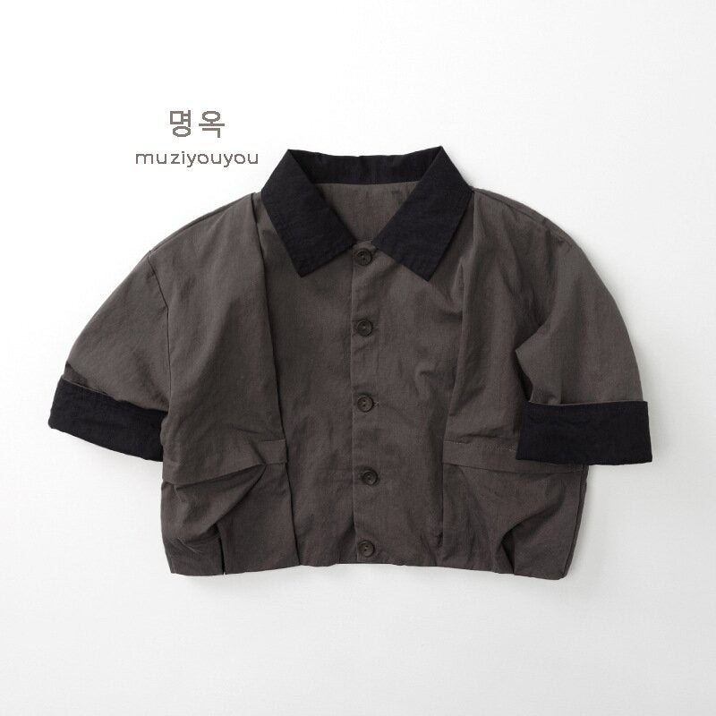 ショートコート・ジャケット・ジャンパー Coffee / 80cm Forest Style Versatile Jacket カジュアルジャケット【mh0012034】