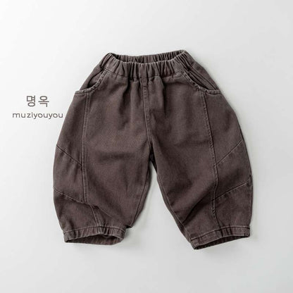 ロングパンツ・スウェットパンツ Coffee / 80cm Loose Forest Style Slacks ゆるシルエットパンツ【mh0012025】