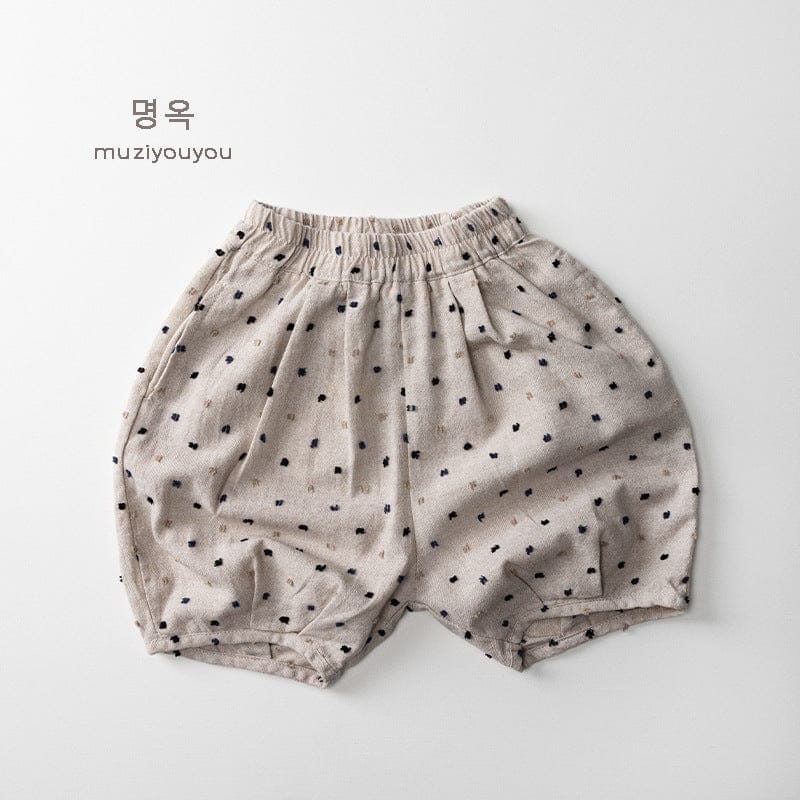 ハーフパンツ・ショートパンツ Dot / 80cm チェック/ストライプ/ドットプリントショートパンツ【mh0010465】