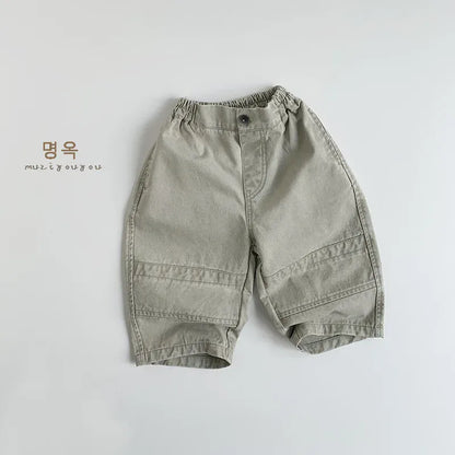 ロングパンツ・スウェットパンツ Gray / 12M  80CM キッズパンツ 切り替えロングルーズパンツ【mh0008856】